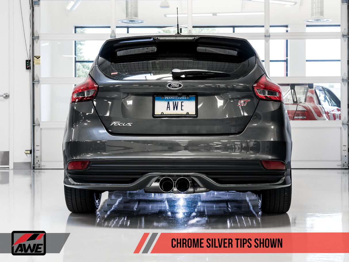 AWE Track Edition Cat-Back Exhaust | 2013-2018 Ford Focus ST (3020-32034/3020-33036)
