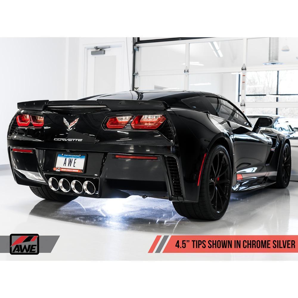 AWE Touring Edition Axleback Exhaust | 2015-2019 Chevrolet Corvette C7 (3015-42133)