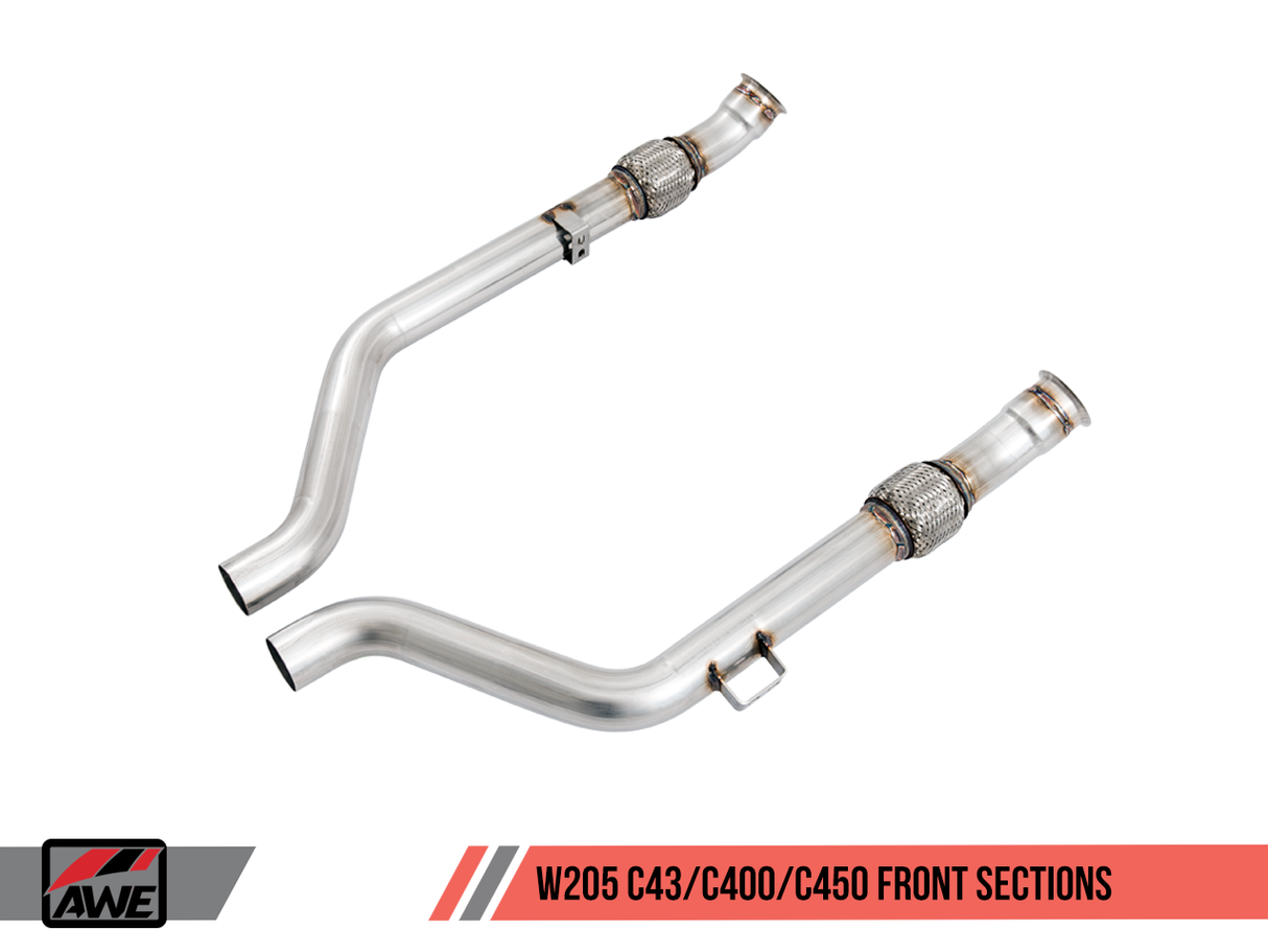 AWE Track Cat-Back Exhaust | 2015-2021 Mercedes-Benz C43 / C450 / C400 W205 3.0L Turbo (3020-31016)