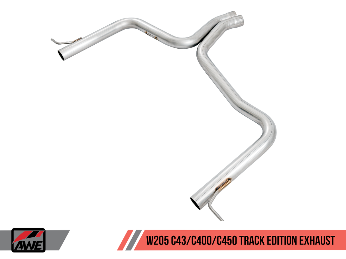 AWE Track Cat-Back Exhaust | 2015-2021 Mercedes-Benz C43 / C450 / C400 W205 3.0L Turbo (3020-31016)