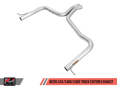 AWE Track Cat-Back Exhaust | 2015-2021 Mercedes-Benz C43 / C450 / C400 W205 3.0L Turbo (3020-31016)