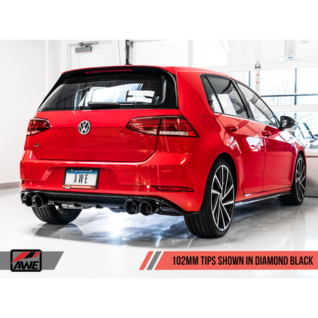 AWE SwitchPath Cat-Back Exhaust | 2015-2017 VW Golf R Mk7 (3025-42064/3025-43068)