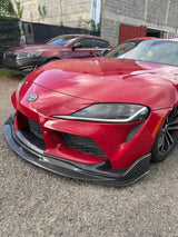 A90/A91 Supra Carbon Fiber CTM Style Front Lip - A90 A91 Supra