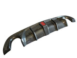 2018-2024 Q50 Honeycomb Carbon Fiber LED Rear Diffuser