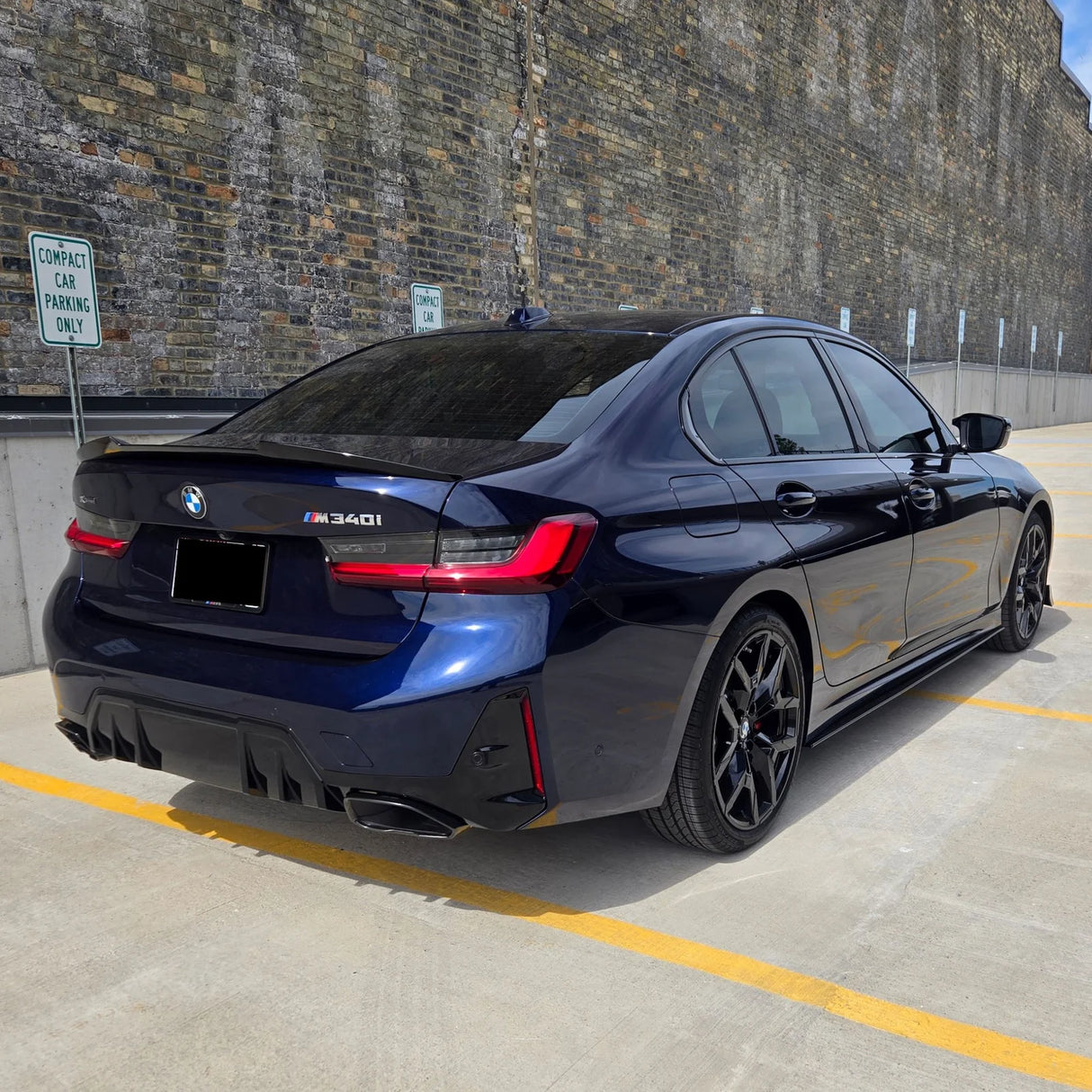 G80/G20 Gloss Black M4 Style Trunk Spoiler - G80 M3 G20 3-Series