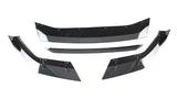 F90 LCI Carbon Fiber M Style Front Lip 4pc - F90 M5 LCI 2021+