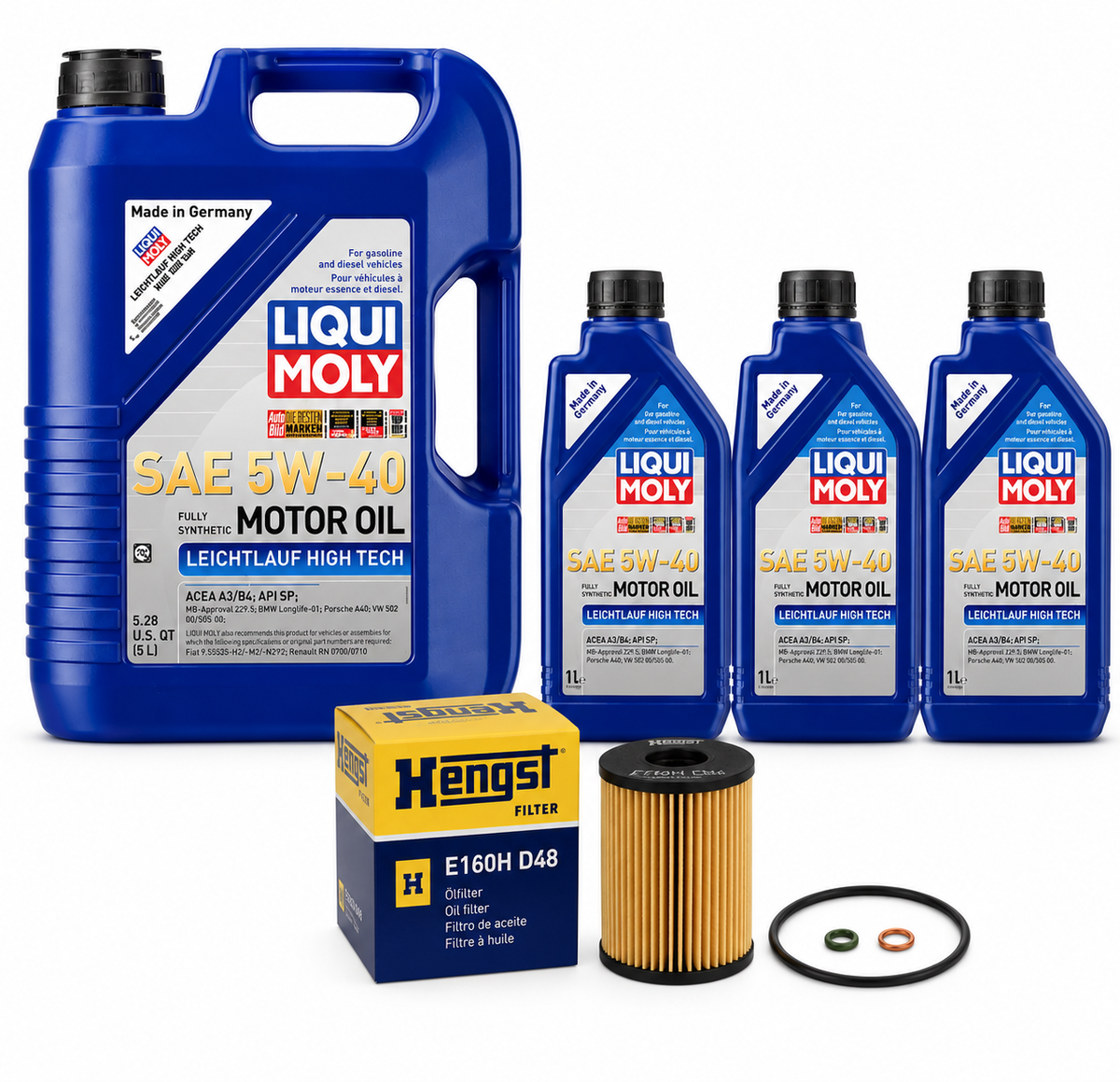 S58 5W-40 Liqui Moly Oil Change Kit - M2/M3/M4/X3M/X4M