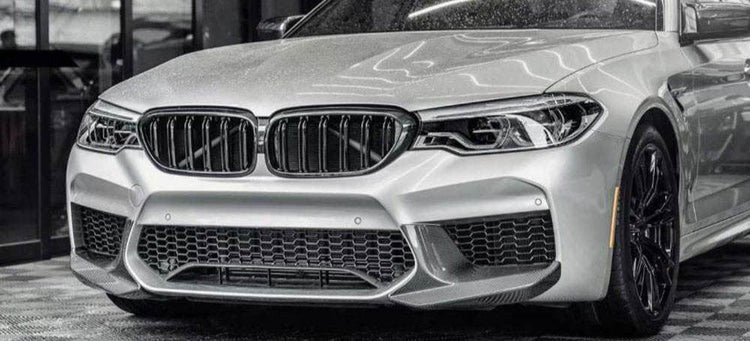 F90 M5 M Performance Style Carbon Fiber Front Splitters - F90 M5 PRE LCI