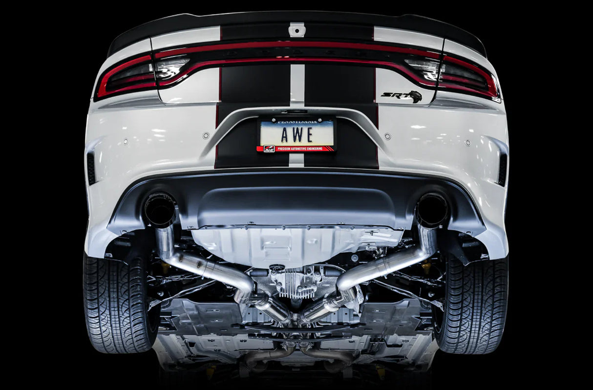 AWE Track Cat-Back Exhaust | 2015-2022 Dodge Charger 392 / Hellcat (3015-32112)