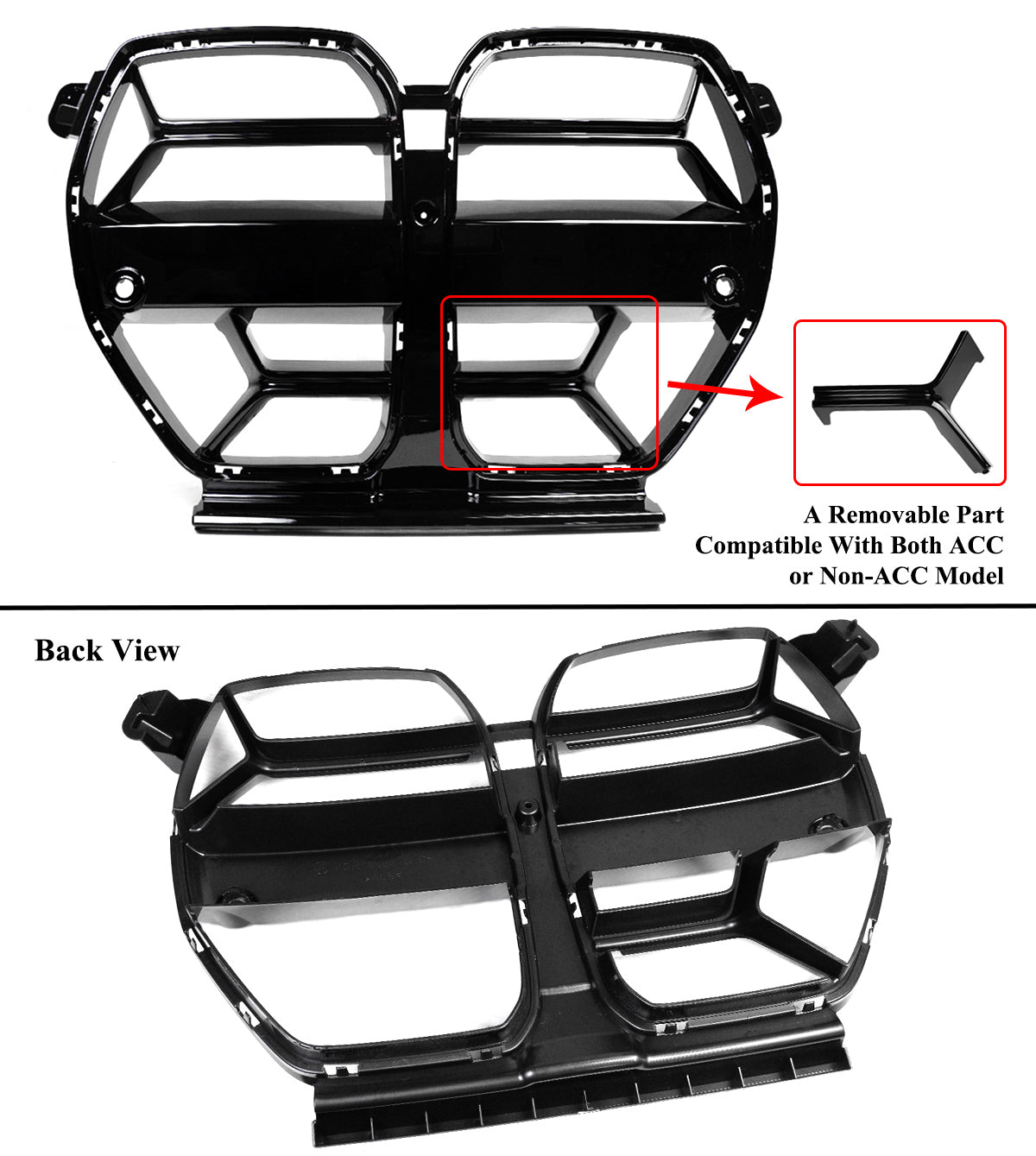 G8X CSL Style Gloss Black Front Grille - G80 M3 G82/G83 M4