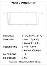 CSF Auxiliary Center Radiator - Porsche Cayman/ Boxster/ Carrera (991/ 981)