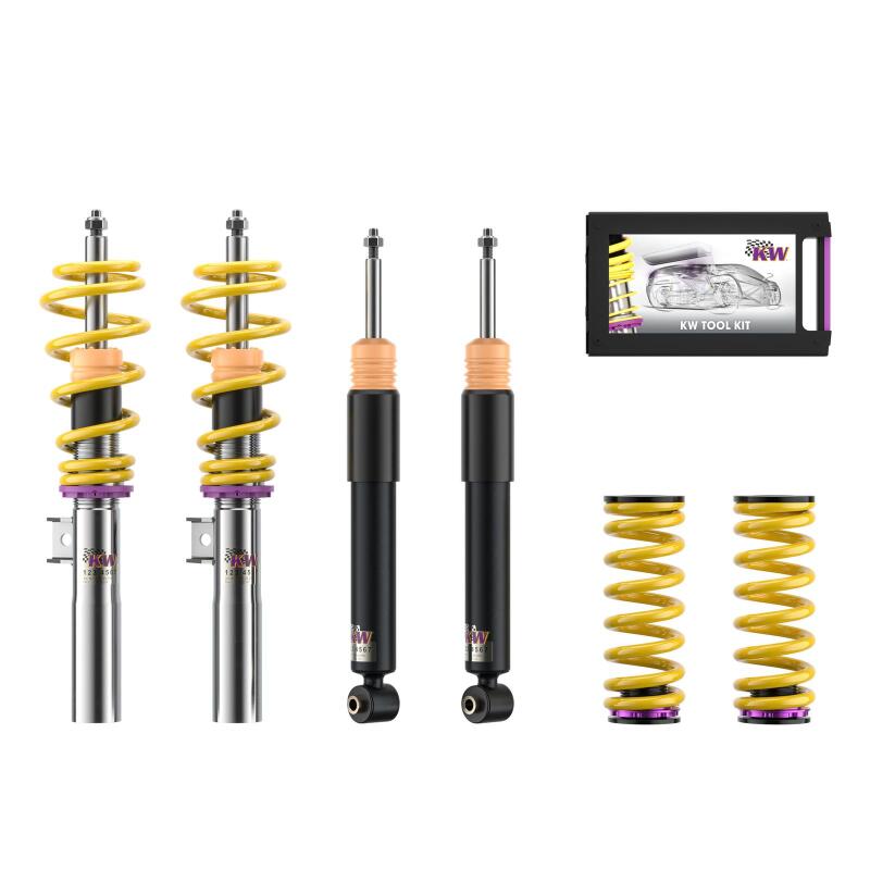 KW Coilover Kit V1 12 BMW 3 Series Sedan 2.0L w/ Electronic Suspension
