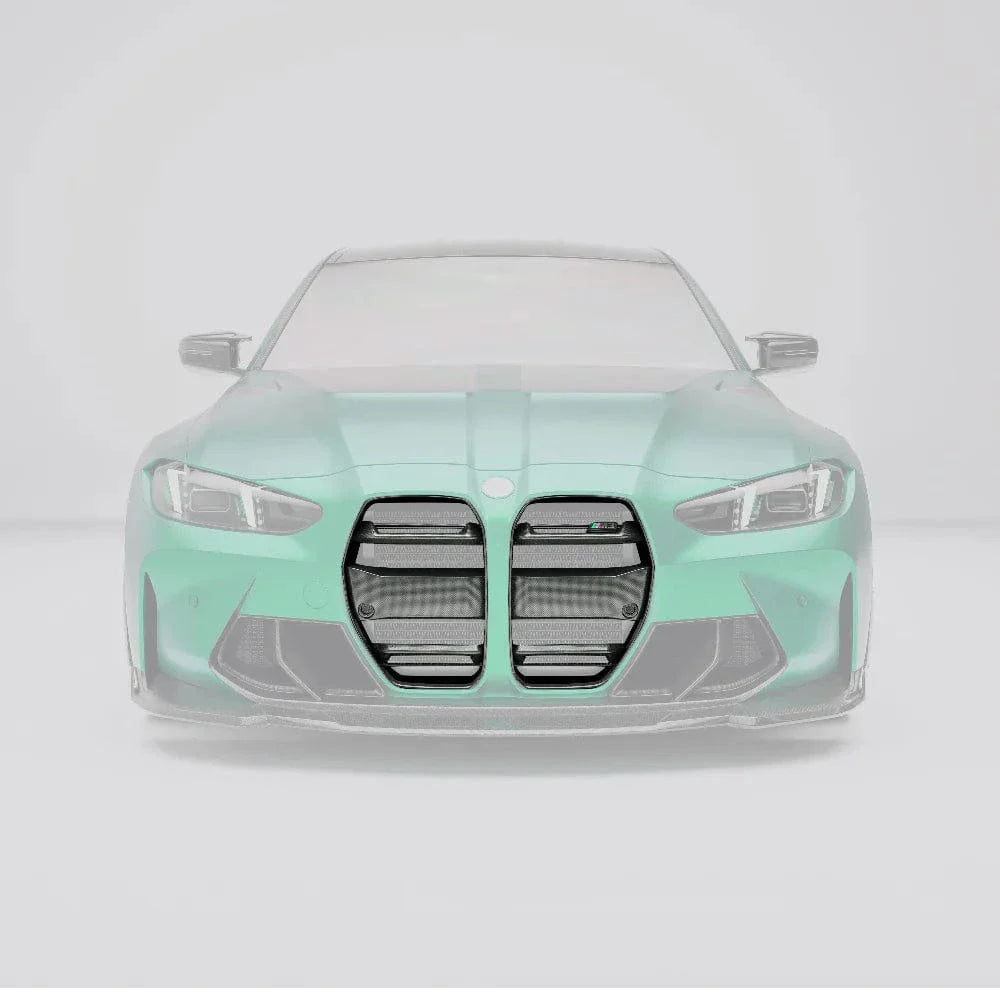 G8X M3/M4 Dry Carbon Fiber RZ Style Front Grille - G80 M3 G82 G83 M4