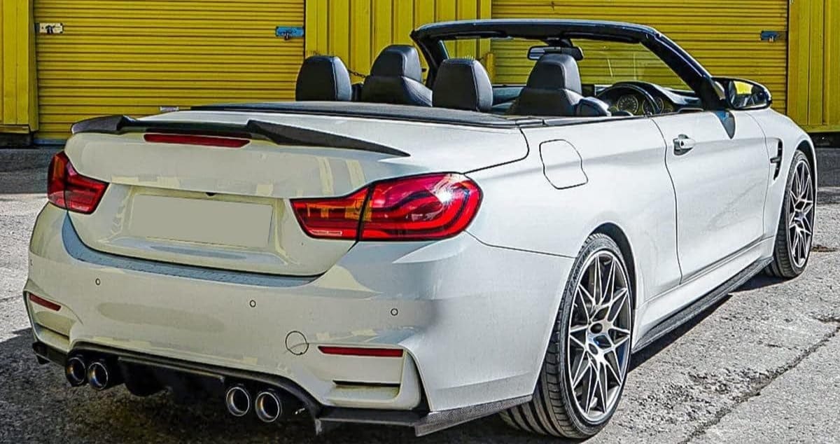 F83/F33 V Style Carbon Fiber Trunk Spoiler - F83 M4 F33 4-Series