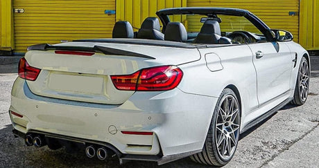 F83/F33 V Style Carbon Fiber Trunk Spoiler - F83 M4 F33 4-Series