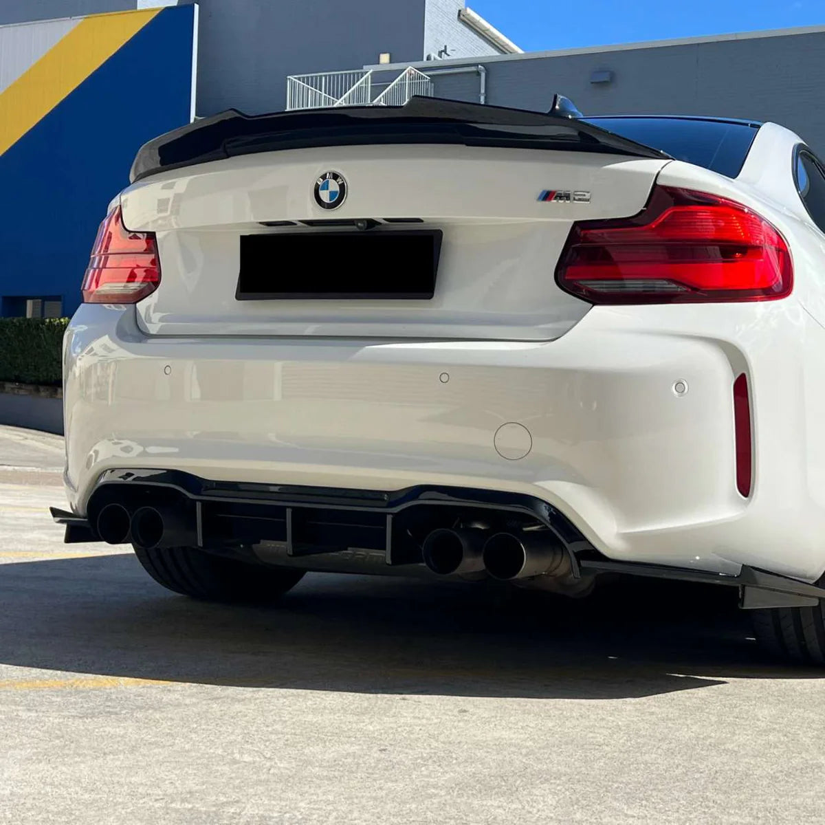 F87 M2 Gloss Black PSM Style Trunk Spoiler