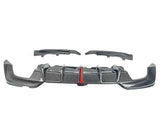 G20 K Style Carbon Fiber Rear Diffuser w/Led Light - G20 3-Series PRE LCI