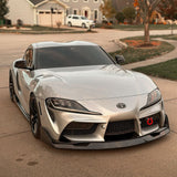 A90/A91 Supra Carbon Fiber Ag Style 3pc Front Lip - A90 A91 Supra
