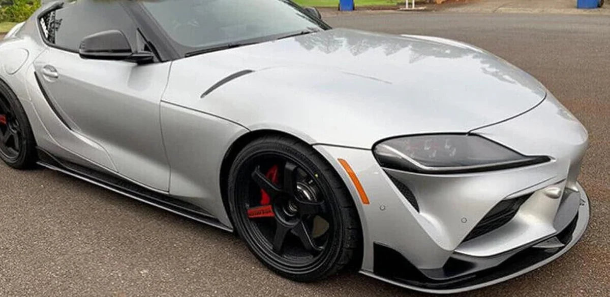 A90/A91 Supra Gloss Black ART Style Front Lip - A90 A91 Toyota Supra