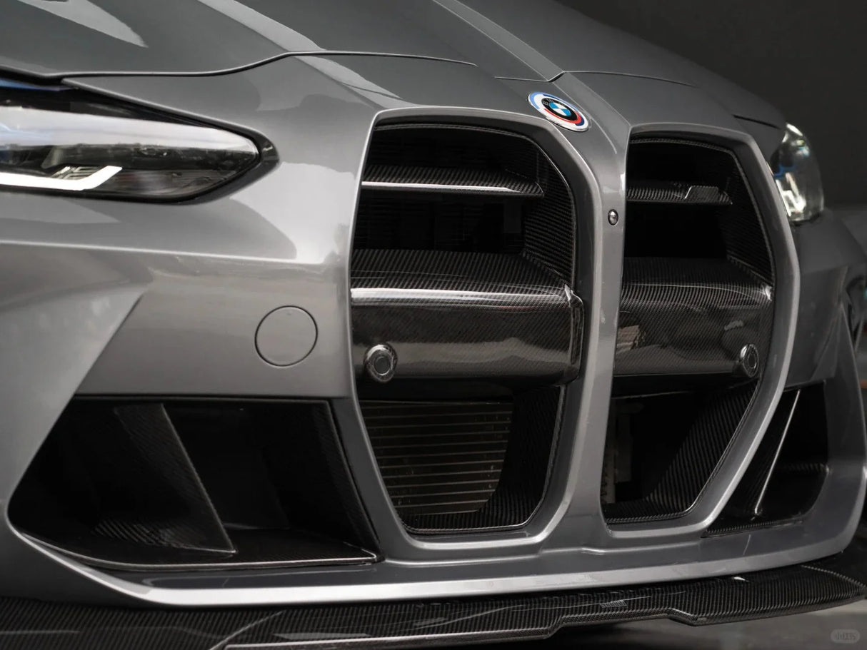 G8X M3/M4 V Style Dry Carbon Fiber 1 Piece Front Grille - G80 M3 G82 G83 M4