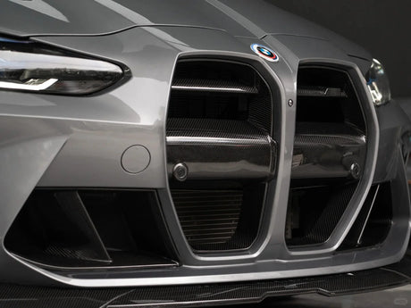G8X M3/M4 V Style Dry Carbon Fiber 1 Piece Front Grille - G80 M3 G82 G83 M4