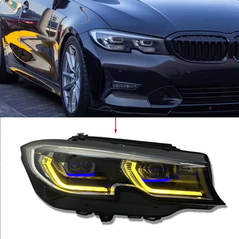 G20 Pre-LCI OEM Laser Style Headlights Switchback - (BMW G20/G28 3-Series)