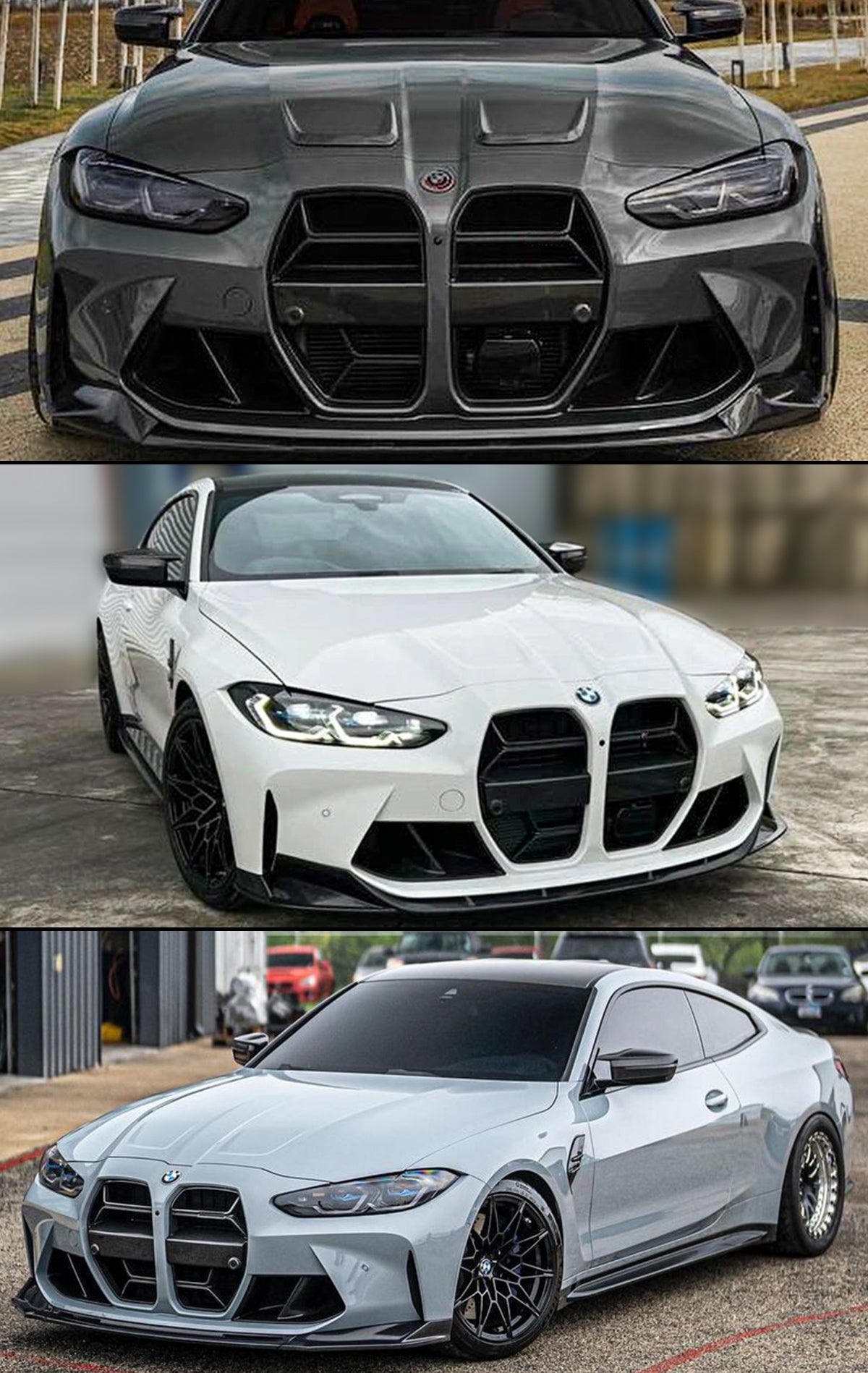 G8X CSL Style Gloss Black Front Grille - G80 M3 G82/G83 M4