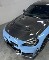 G87/G42 N Style Vented Dry Carbon Fiber Hood - G87 M2 G42 2-Series