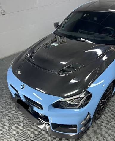 G87/G42 N Style Vented Dry Carbon Fiber Hood - G87 M2 G42 2-Series