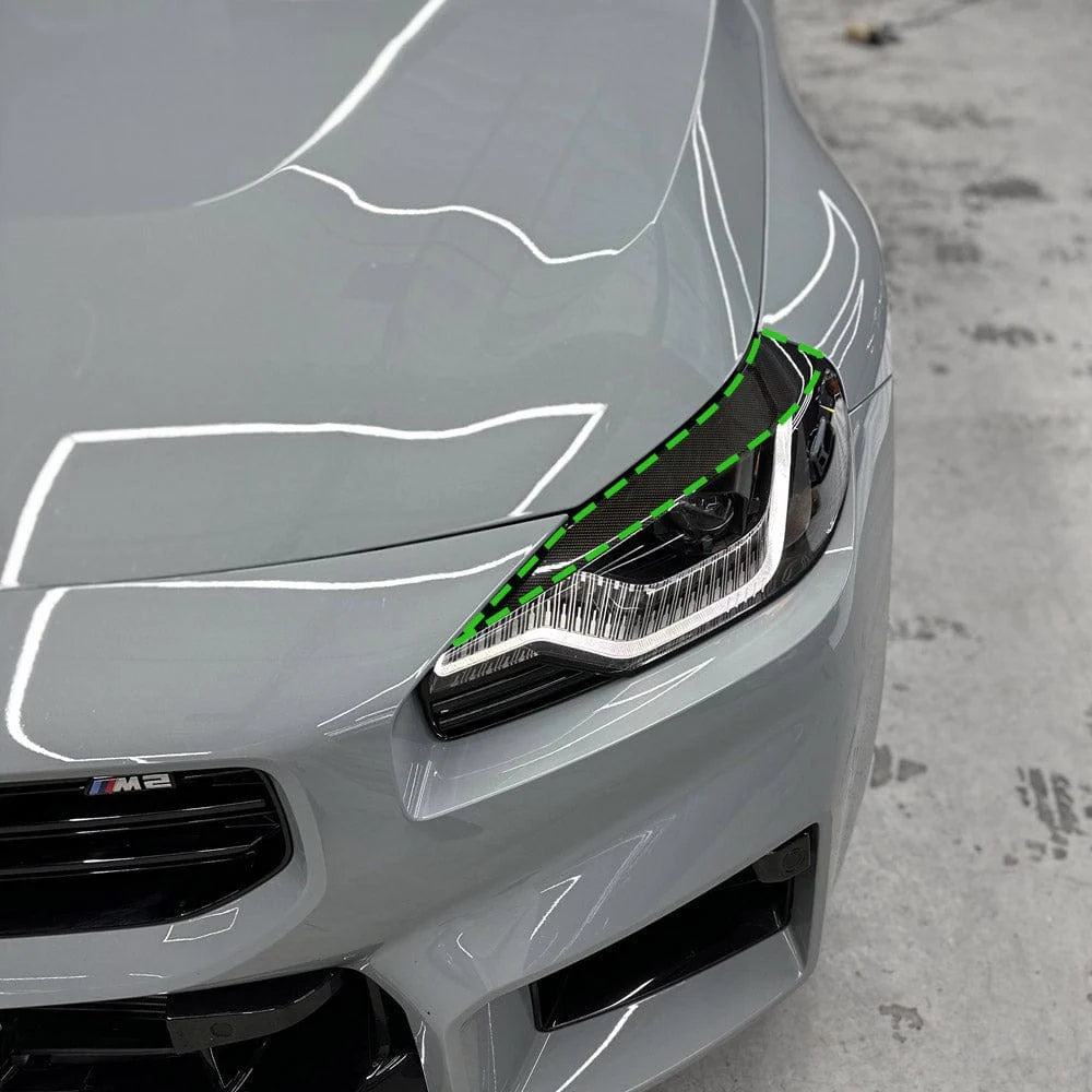 G87 Carbon Fiber Headlight Eyebrow Trim