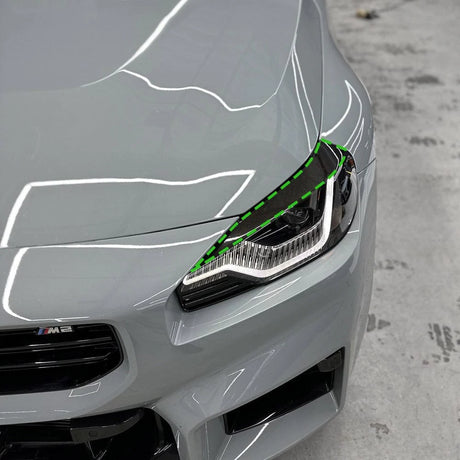 G87 Carbon Fiber Headlight Eyebrow Trim