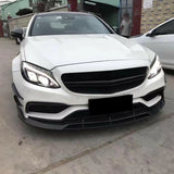 W205 C63 Carbon Fiber Brabus Style Front Lip