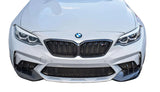 F87 M2C CTM Style Carbon Fiber Front Air Duct Splitters - F87 M2 Competition