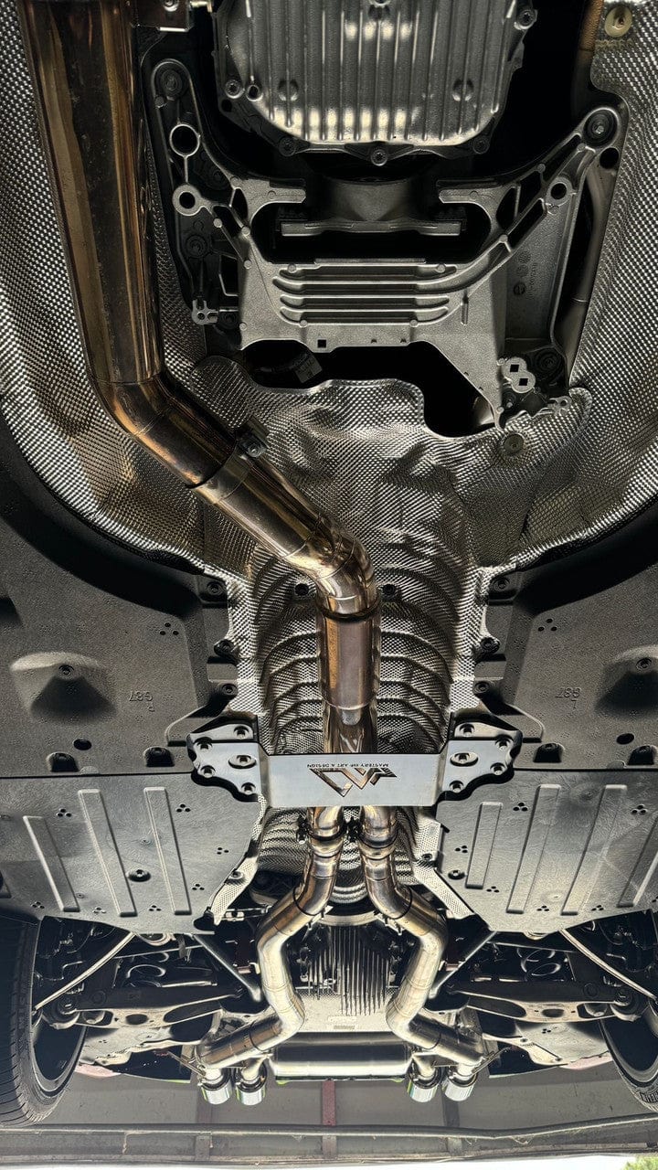 MAD BMW G87 M2 S58 Resonated Single Midpipe
