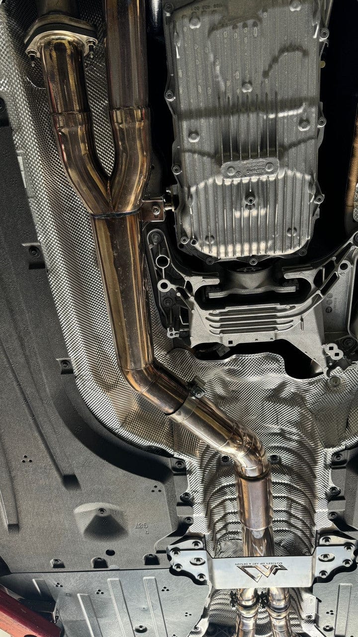 MAD BMW G87 M2 S58 Resonated Single Midpipe