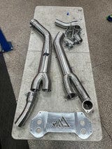 MAD BMW S58 4" Fat Boy Single Midpipe M3 M4 G80 G82