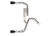 aFe Power Takeda 3" Stainless Steel Axle-Back Exhaust System | 2022+ Hyundai Elantra N (49-37027)