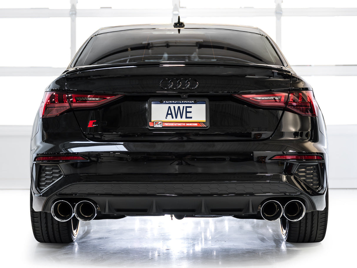 AWE Tuning Touring Edition Exhaust | 2022+ Audi S3