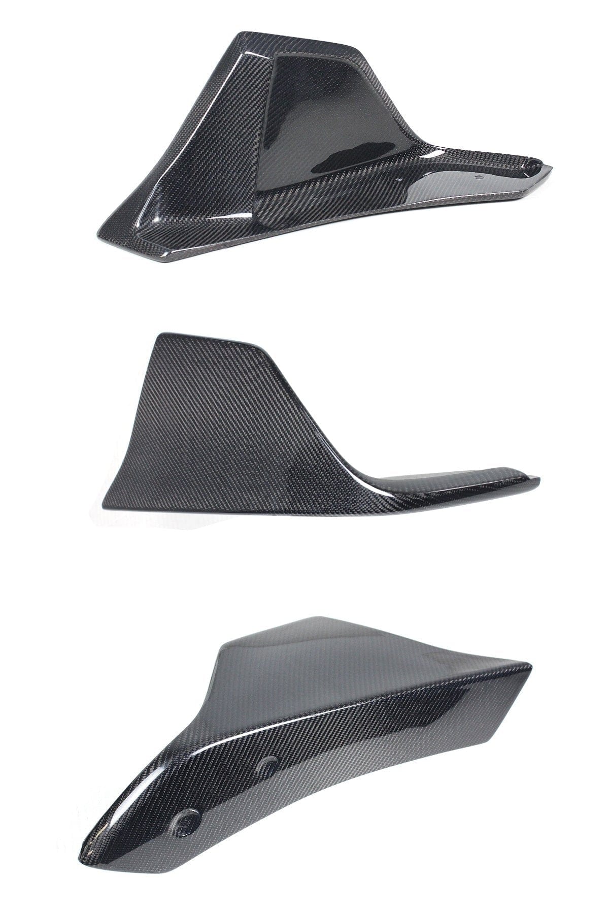 A90/A90 Supra Carbon Fiber AG Style Rear Splitters - A90 A91 Supra