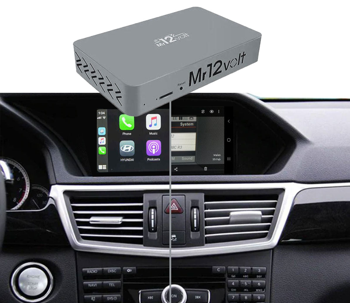 Mr12Volt Mercedes Benz MOST bus NTG 4.5 4.7 CarPlay & AA Interface High End