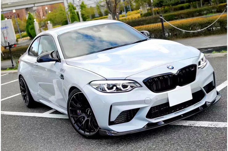 F87 M2C 3D Style Carbon Fiber Front Lip - F87 M2 Competition