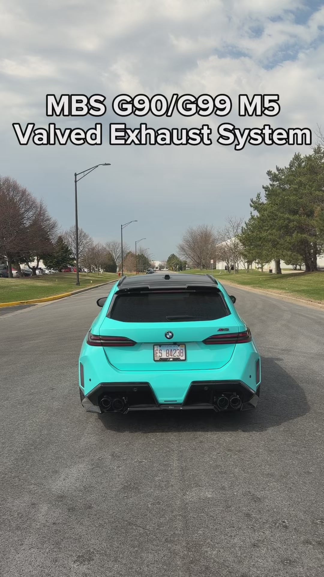 G90/G99 M5 Valved Exhaust System - BMW G90 G99 M5