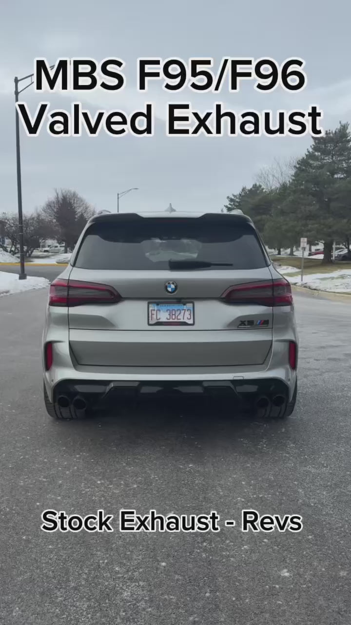 X5M/X6M F95/F96 Valved Exhaust System - BMW X5M X6M F95 F96