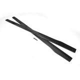 W205 Carbon Fiber C Style Side Skirts - W205 C-Class C43