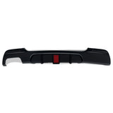 E92/E93 Gloss Black LED F1 Style Rear Diffuser - E92/E93 3-Series Single Exhaust Tip