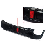 E92/E93 Gloss Black LED F1 Style Rear Diffuser - E92/E93 3-Series Single Exhaust Tip