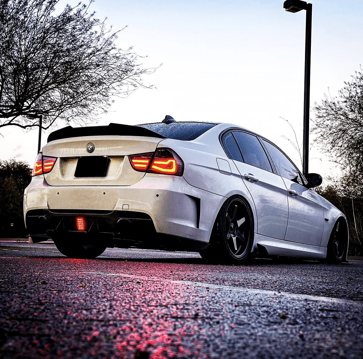 E90 Gloss Black PSM Style Trunk Spoiler - E90 3-Series E90 M3