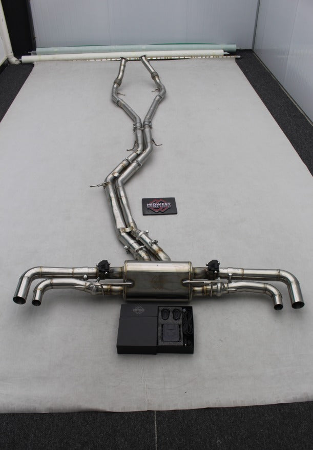 Audi SQ8 Valved Exhaust System W/ Midpipes - Audi SQ8 4.0T 2018-2024