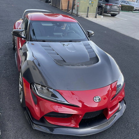 A90/A91 Varis Style Carbon Fiber Hood