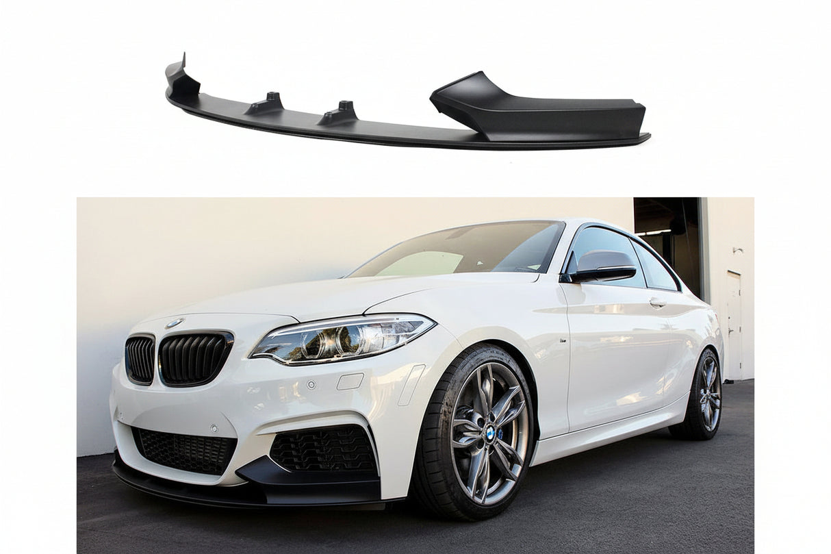 F22 Matte Black MP Style Front Lip - F22 2-Series